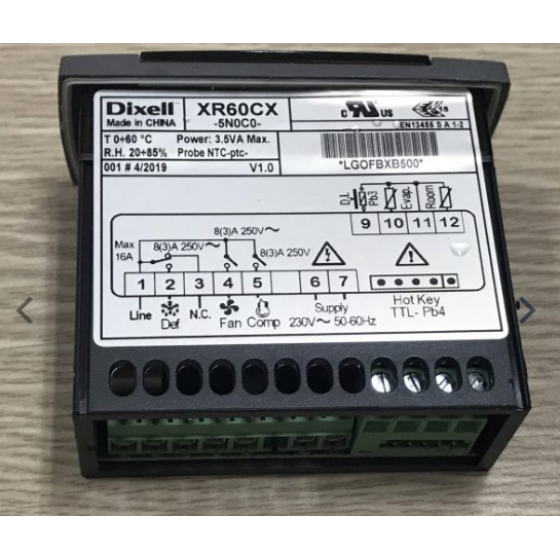 Thiết bị điều khiển nhiệt độ Copeland (Dixell)  Model: XR60CX